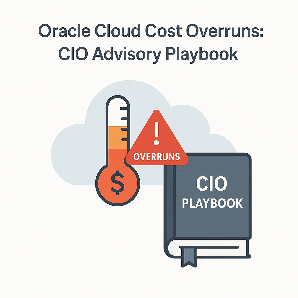 Oracle Cloud Cost Overruns: CIO Advisory Playbook