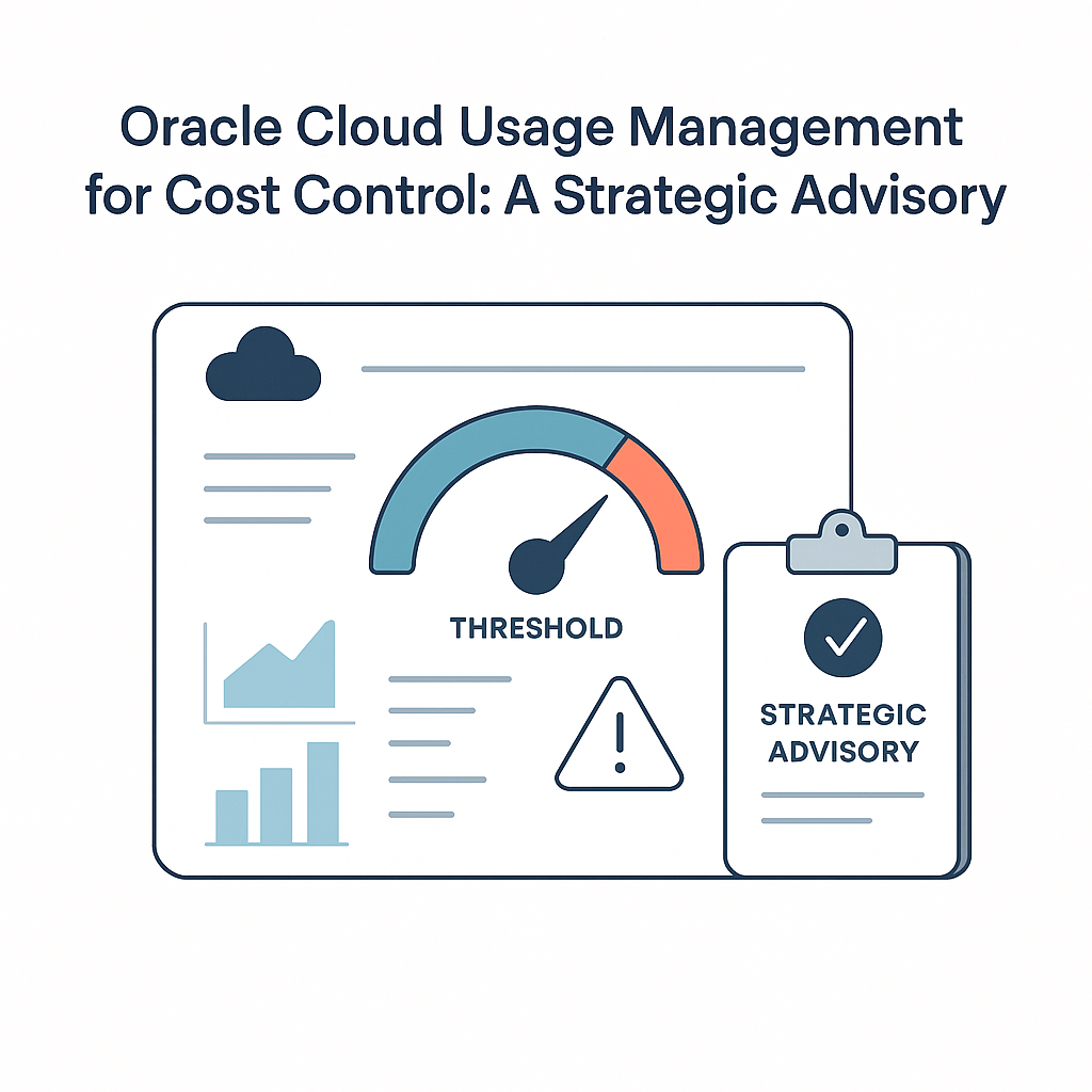 Oracle Cloud Usage Management for Cost Control: A Strategic Advisory