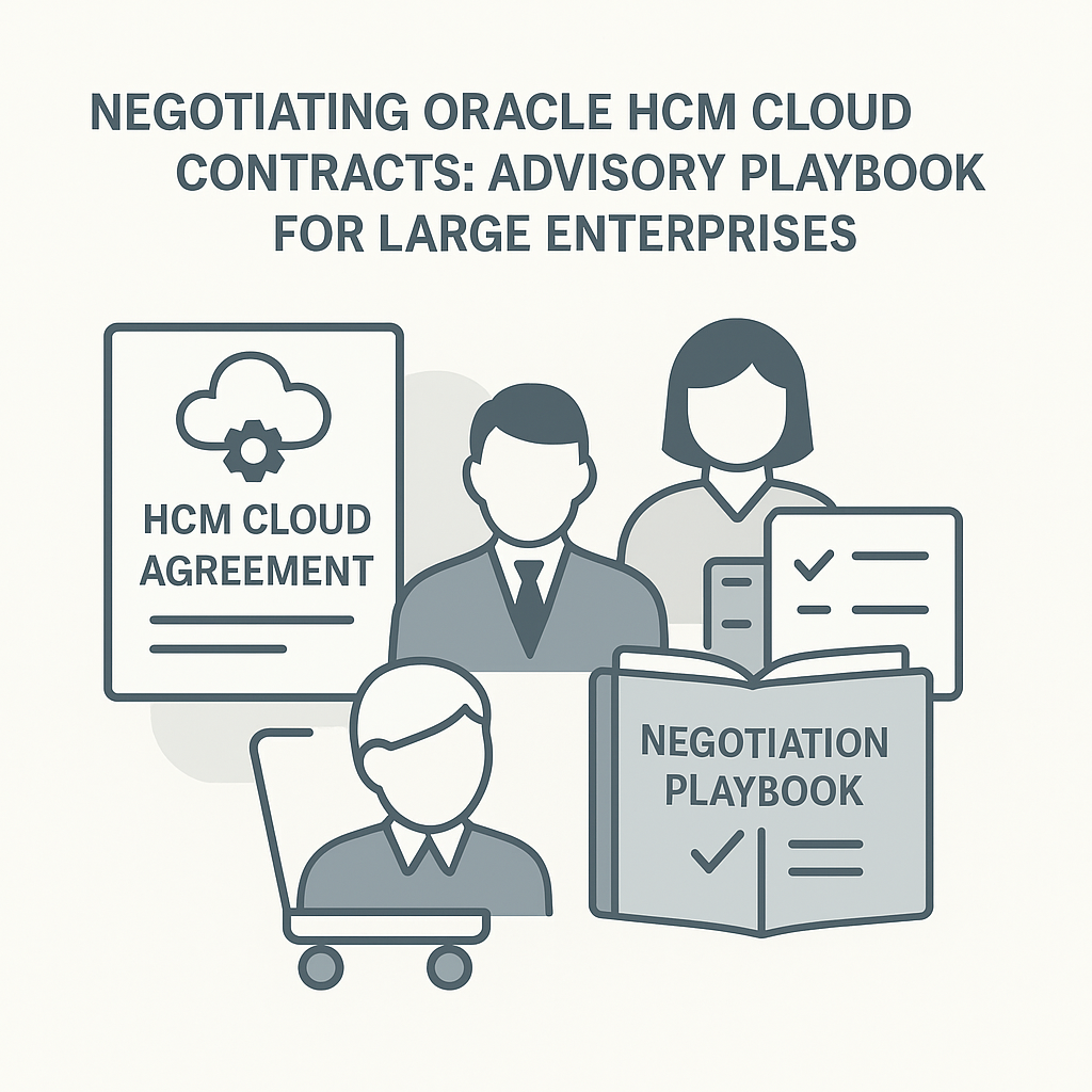 Negotiating Oracle HCM Cloud Contracts: Advisory Playbook for Large Enterprises