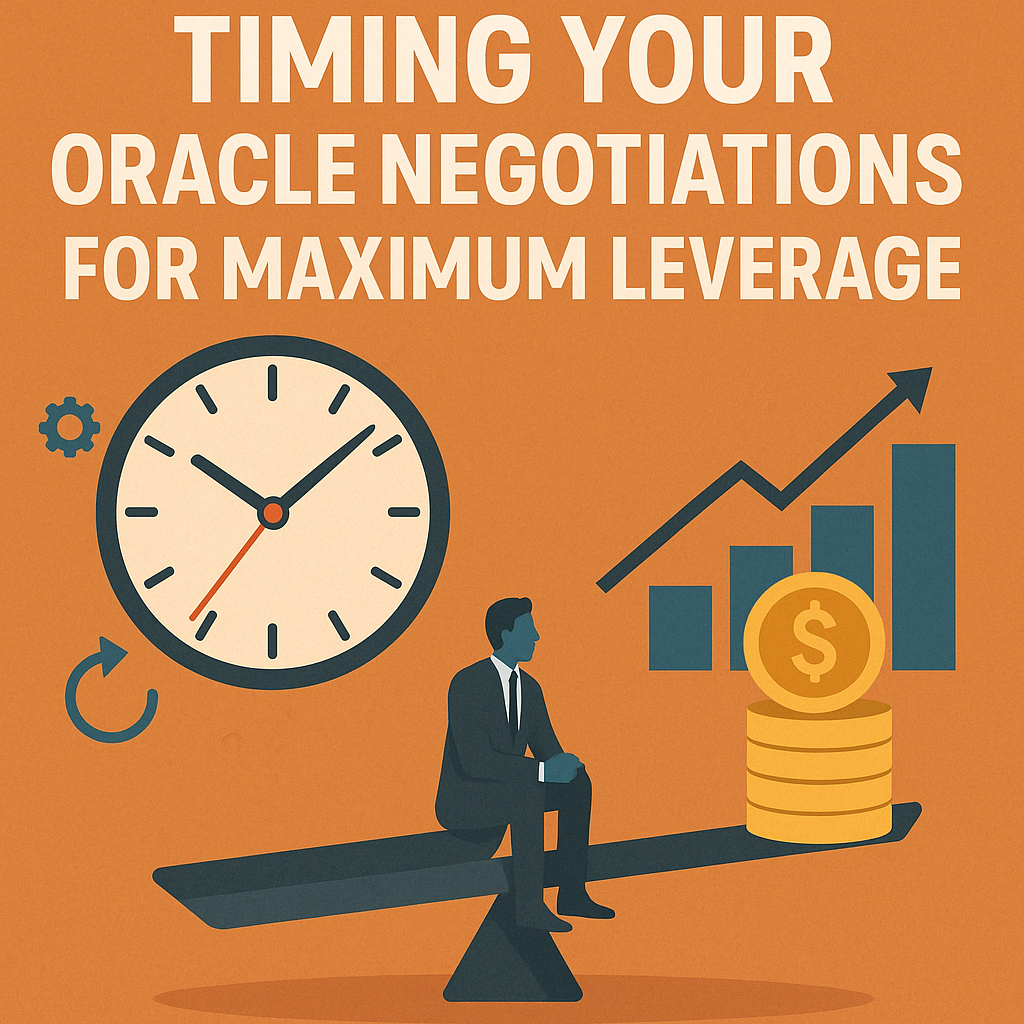 Timing Your Oracle Negotiations for Maximum Leverage