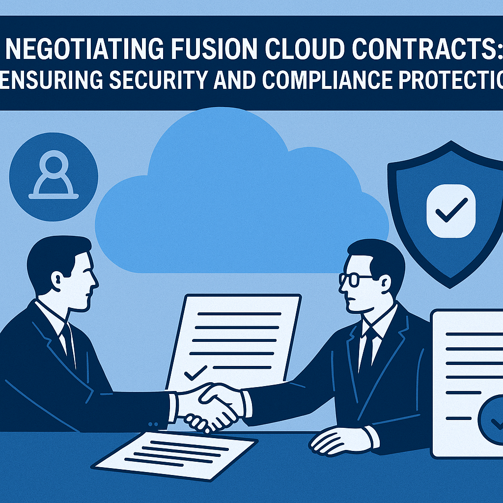 Negotiating Oracle Fusion Cloud Contracts: Ensuring Security and Compliance Protections