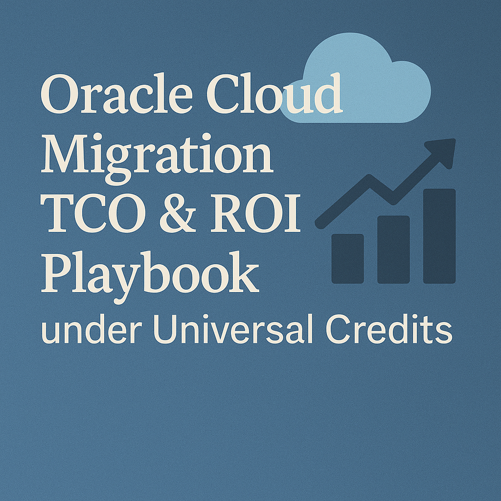Oracle Cloud Migration TCO & ROI Playbook under Universal Credits